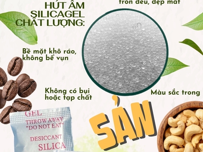 Tăng thời gian bảo quản gạo với gói hút ẩm Silicagel Thịnh Phong chất lượng cao 0