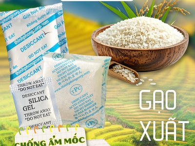 Tăng thời gian bảo quản gạo với gói hút ẩm Silicagel Thịnh Phong chất lượng cao 2