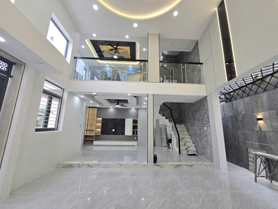 Nhà đẹp Bình Tân gần KDC Vĩnh Lộc   full nội thất   3 lầu 1