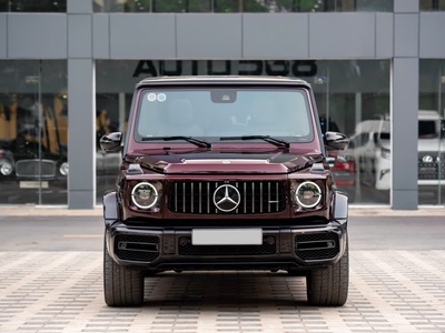 Bán Mercedes G63 AMG 2021 màu đỏ mận, chạy lướt 0