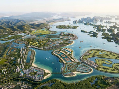 Bán biệt thự song lập vinhomes global gate hạ long, view quan kỳ quan thế giới. dt 162m , mặt tiền 1