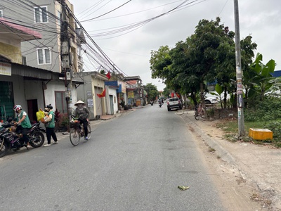 Bán đất mặt đường Cát Linh   Tràng Cát dt 55,5m2 lô góc tặng kèm nhà cấp 4 cho thuê  chỉ 3 Tỷ550t 2