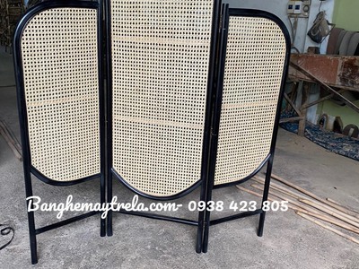 Bình phong mây tự nhiên kiểu đơn giản 3