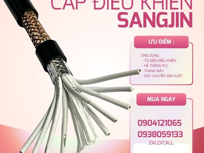 Đơn vị cung cấp cáp Sangjin cho tủ điện công nghiệp uy tín 1