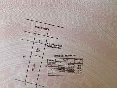 Kẹt tiền cần Bán Gấp Đất Phước Hải mặt tiền TL44B chỉ 1 tỷ 2 2