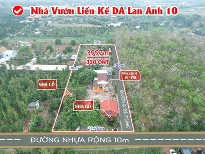 Nhà vườn nghỉ dưỡng mặt tiền đường nhựa diện tích lớn 0