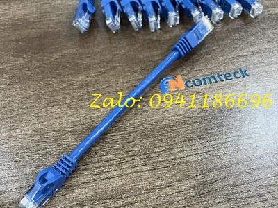 Phân phối dây cáp mạng Ancomteck Cat6 UTP, 23awg lõi đồng nguyên chất 100 mã ACT-6LAN-305BL 10