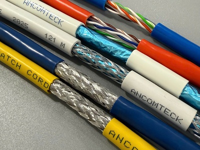 Phân phối dây cáp mạng Ancomteck Cat6 UTP, 23awg lõi đồng nguyên chất 100 mã ACT-6LAN-305BL 6