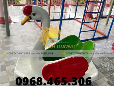 Bập bênh mầm non, bập bênh lò xo trẻ em 2