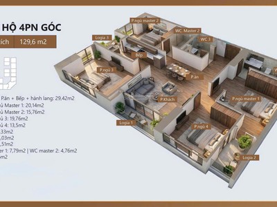 Chung Cư Iconia Lakeside  Mipec 54 Tố Hữu  Giá Dự Kiến 110Tr/m2, View Hồ, Full Nội Thất 6