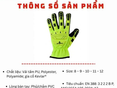  Găng Tay Chống Rung EOS VV906 Size 9 0