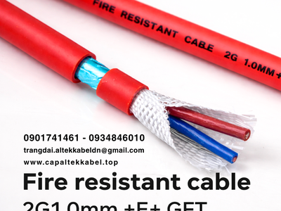 Cáp báo cháy 2x1.0mm2 chống cháy Altek Kabel - Đà Nẵng, Huế, Quảng Nam 2