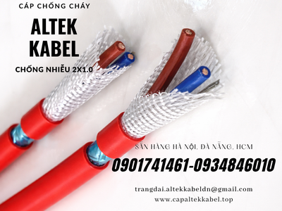 Cáp báo cháy 2x1.0mm2 chống cháy Altek Kabel - Đà Nẵng, Huế, Quảng Nam 3