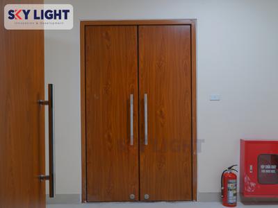 Cửa Thép Vân Gỗ 2 Cánh Cho Mọi Công Trình 0
