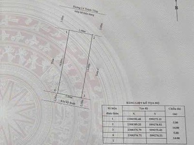 Đất mặt đường Lê Thánh Tông  TĐC Kho 3 Lạc Viên  - 70m2 - ngang 5m - giá 12,8 tỷ 2