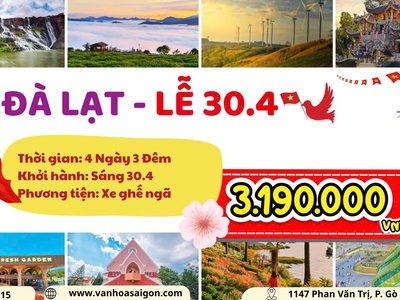 ĐÀ LẠT 4N3D LỄ 30.4 1
