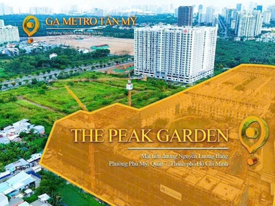 Nhận giữ chỗ 200 căn the peak garden quận 7 sát cạnh nhà ga tân mỹ, quận 7 với giá từ 75 2