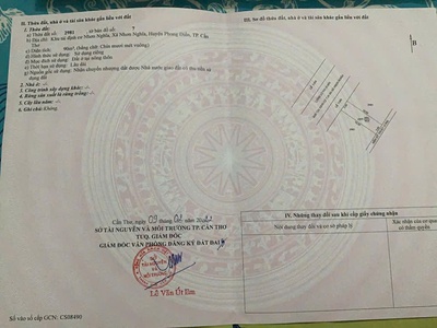 Chính chủ cần bán lô đất có vị trí đẹp tại xã nhơn nghĩa - huyện phong điền - tp cần thơ. 4