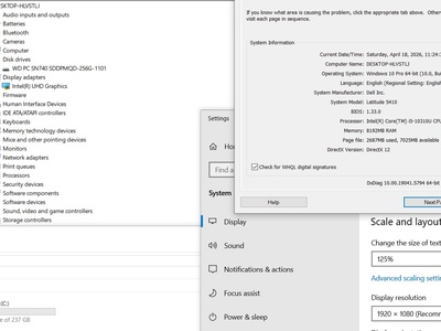 Laptop Dell Latitude 5410 Core i5-10310U RAM 8GB SSD 256GB VGA ON Màn 14 Inch Full HD Máy Đẹp 5