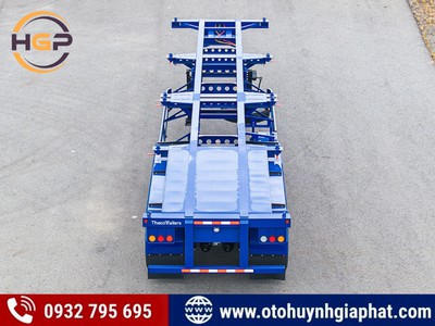 Rơ mooc xương 3 trục 40 feet THACO 8 và 12 khóa 1