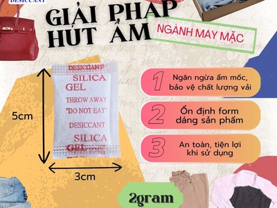 Gói hút ẩm có giúp quần áo không bị mốc trong container 0