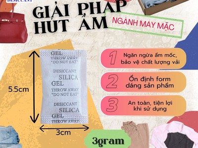 Gói hút ẩm có giúp quần áo không bị mốc trong container 1