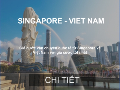 Giá Cước Vận Chuyển Hàng Hóa Từ Singapore Về Việt Nam 0