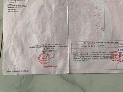Chính chủ gửi bán lô đất mặt tiền đường nhựa thị trấn hậu nghĩa, đức hòa, long an 4