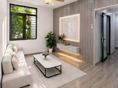 Tập thể mai dịch 50m 2 ngủ full nội thất giá 3,986 tỷ tầng 2 lô góc,ô tô đỗ,gần phố 0