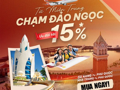 Deal hè hấp dẫn: Đà Nẵng/Nha Trang đi Phú Quốc giá tốt 0