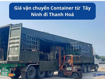 Giá vận chuyển Container từ Tây Ninh đi Thanh Hoá 0