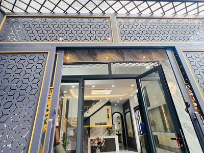 Bán nhà lô góc đường Thống Nhất   sát Cityland   Lotte Mart   full nội thất, có phòng ngủ trệt 0