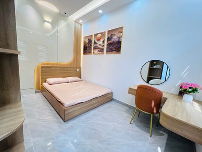 Bán nhà lô góc đường Thống Nhất   sát Cityland   Lotte Mart   full nội thất, có phòng ngủ trệt 7