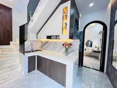 Bán nhà lô góc đường Thống Nhất   sát Cityland   Lotte Mart   full nội thất, có phòng ngủ trệt 4