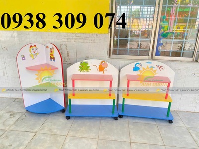Kệ góc mầm non,kệ cá nhân mầm non, kệ học liệu nhà trẻ 0