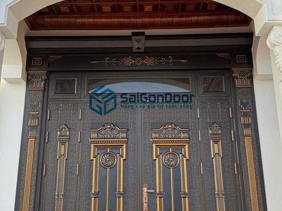 Cửa thép 2 cánh bền đẹp 1