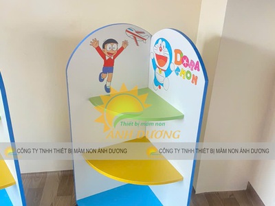 Kệ góc mầm non,kệ cá nhân mầm non, kệ học liệu nhà trẻ 5