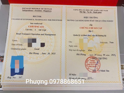 Khóa học chứng chỉ sơ cấp vận tải online 0