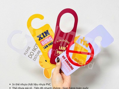 Tag treo cửa phòng khách sạn 0