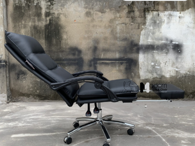 Ghế giám đốc nệm da có gác chân CR4102-P tại HCM 1