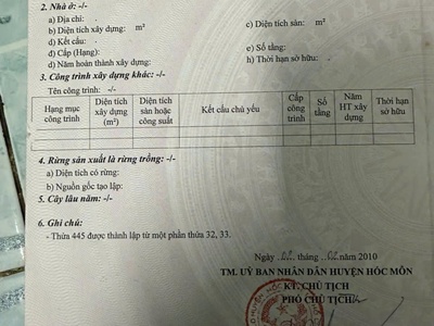 Đất đường nhựa, sát dự án vin, tân thới nhì, hóc môn, tp. hcm 3