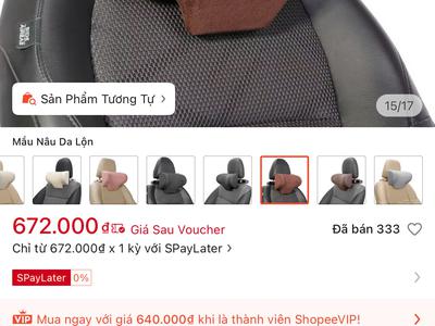 Thanh lý Gối Tựa đầu ô tô Công thái học 2