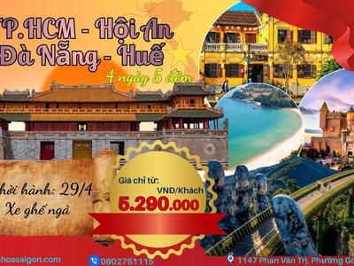 Đà Nẵng - Hội An - Huế 4N5Đ 2026 sgc 0