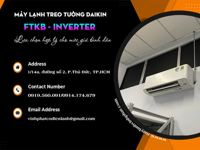 Máy lạnh treo tường DAIKIN FTKB Inverter/Lựa chọn hợp lý cho mức giá bình dân 0