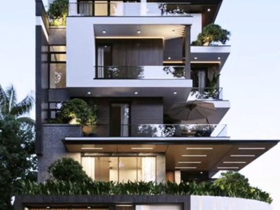 Bán Biệt Thự MT Đường 20m KDC Đông Thủ Thiêm- Đối Diện Lakeview. DT: 8 x 25/ 5 tầng 0