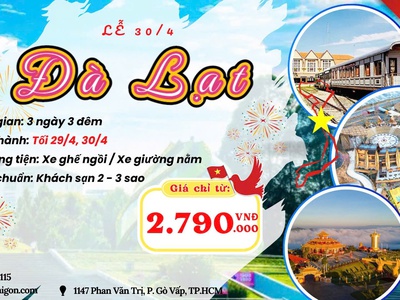 Đà Lạt 3n3đ 2026 sgc 0