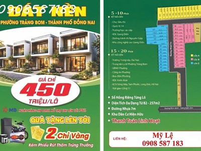 Đất giang điền   giá chạm đáy, sổ riêng từng nền 0