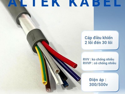 Cáp điều khiển nhiều lõi dùng cho hệ thống điện công nghiệp 2