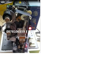 Máy in date bán tự động,máy đóng date lên bao bì nhãn decal, máy in hạn sử dụng 1