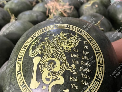 Dịch Vụ Nhận Gia Công Khắc Dưa Hấu Ngày Tết Đẹp, Ý Nghĩa, Theo Yêu Cầu 5